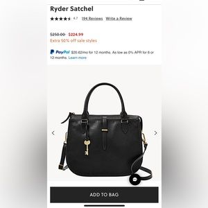 Women’s Fossil Crossbody Ryder Satchel